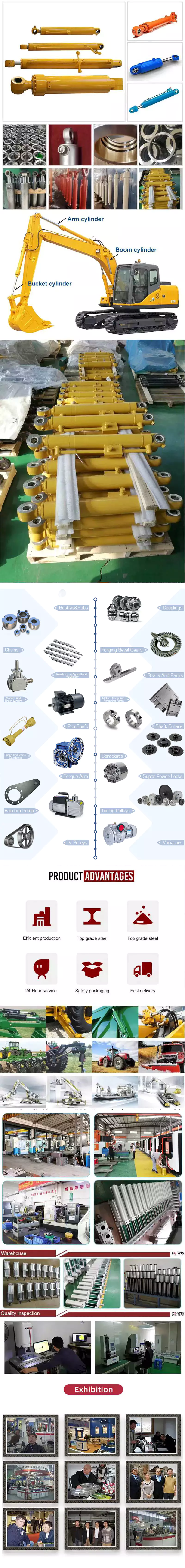China Best Sales High Precision Custom-Made Intake Gate Hydraulic Press Cylinder for Shearing Machine   vacuum pump and compressor	